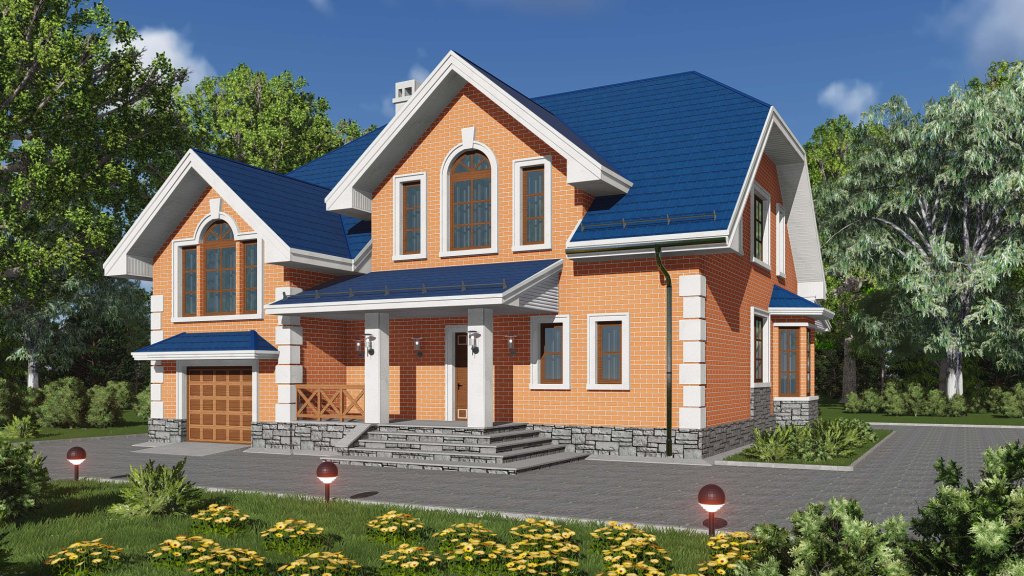 Облицовочный пустотелый, М-150,120x250x65, красный, Керма